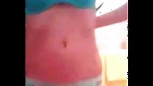 Erotic video featuring a young girl with perfect tits and a tight pussy