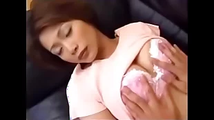 Japanese MILF with big boobs gets a good pounding